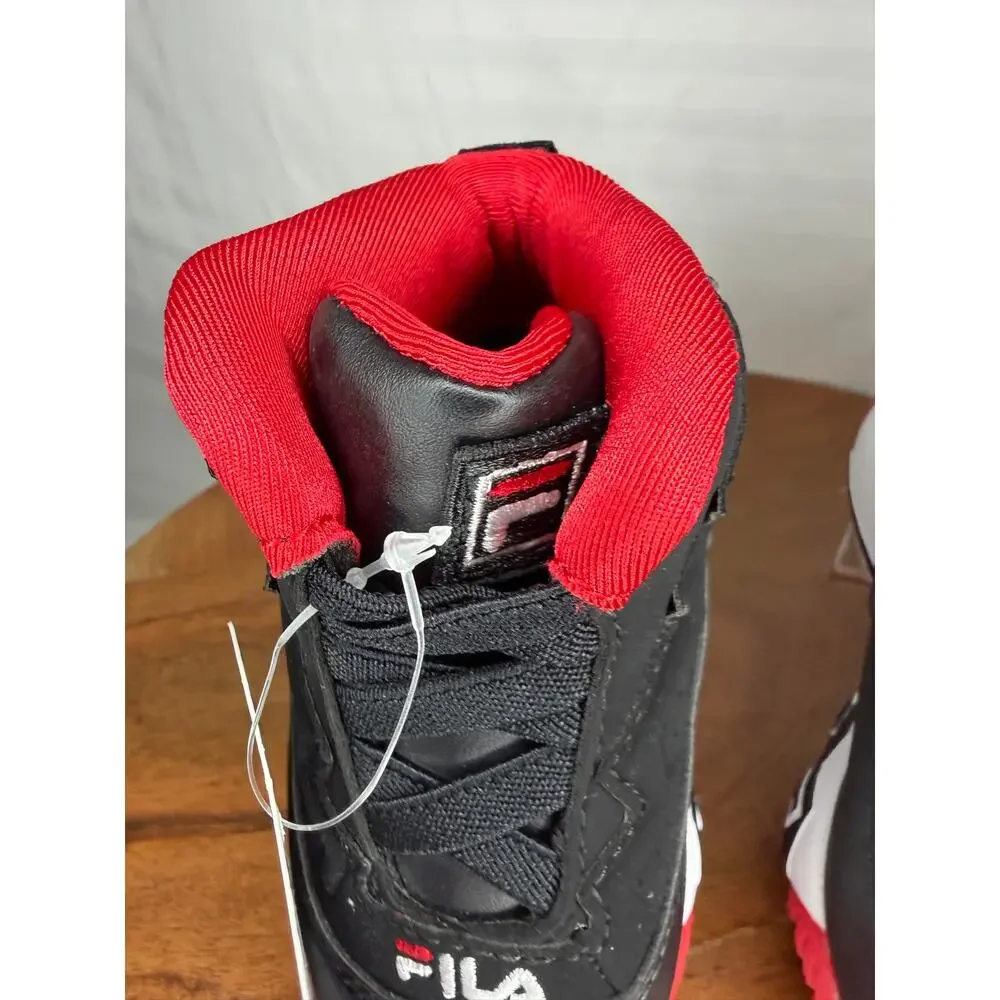 NWT Fila MB Infant Basketball Shoes Black Red Size 4 MSRP $50